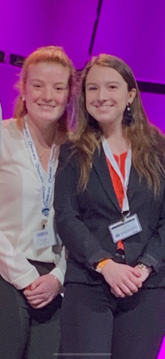 Congrats to Erin Bailey and Katie Nadolski! Top ten ESB! #NipmucDECA
