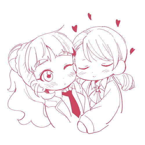 なおかれを可愛く描く練習 