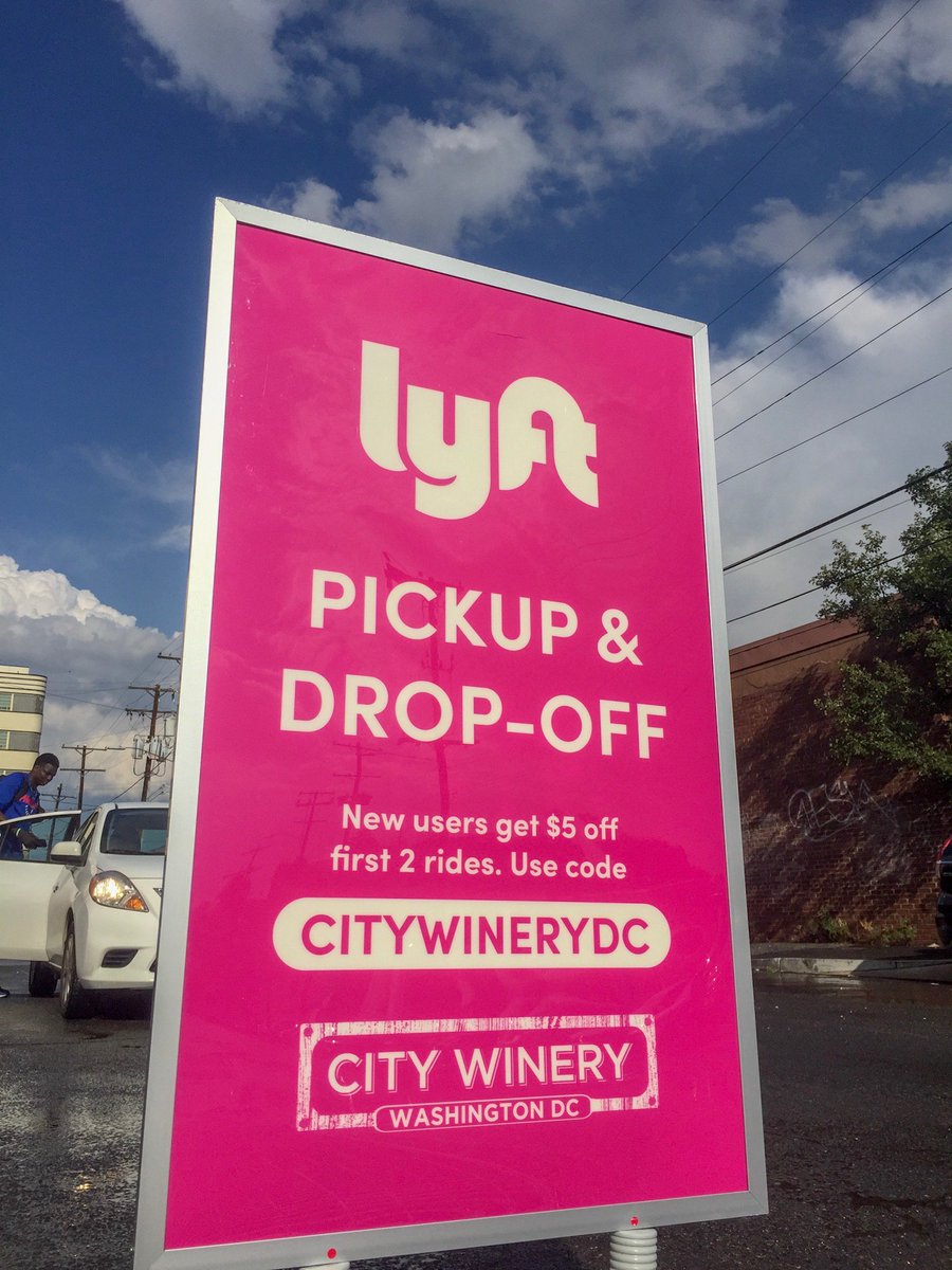 CityWineryDC's tweet photo. New to Lyft? Score $5 off your first 2 rides with CITYWINERYDC. Come see us soon!!

.@lyft .@AskLyft #rideshare #lyft #dclyft #lyftinDC #DCtransportation #CityWineryDC #IvyCity #washingtondc #DC https://t.co/jSU0NEg026
