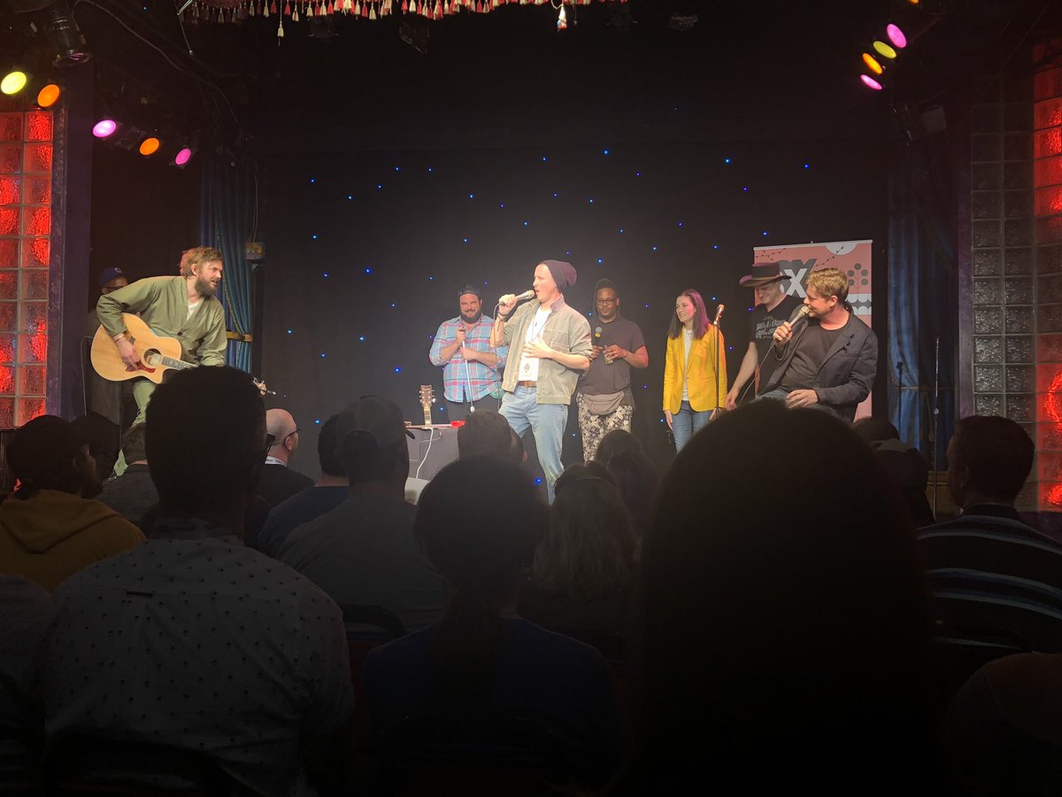 <a href="/SenoraAlfonso/">Kim Alfonso</a> was in (happy) tears watching <a href="/nickthune/">Nick Thune Notary Public</a> lead this cast of hilarious characters last night at <a href="/sxsw/">SXSW</a> 

What has been your favorite session/show? 

She is headed to the trade show today and will be at the @WBCareers booth so come say hi!
#turnercareers #WarnerBros