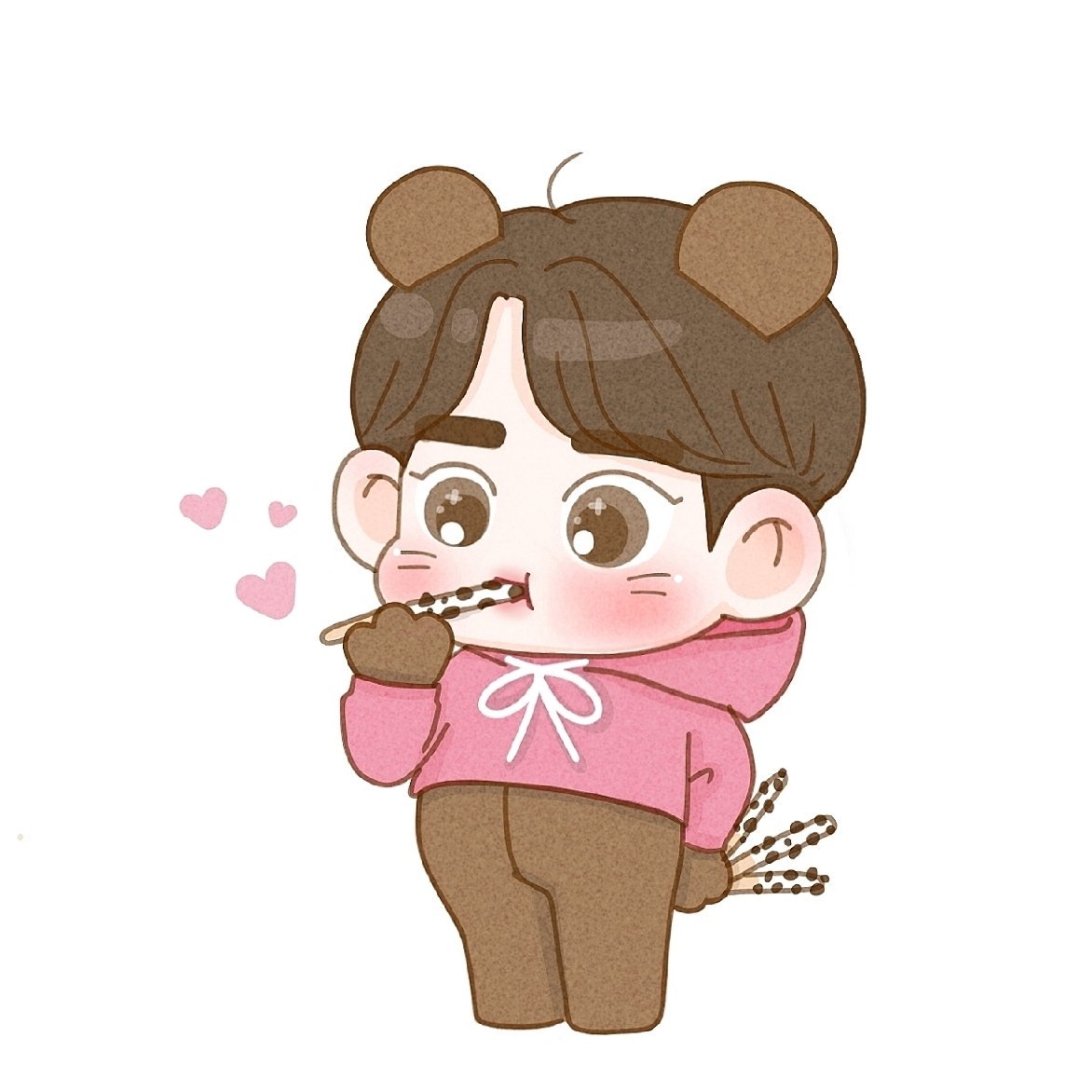 jygreem's tweet photo. 빼빼로 곰긔가 다 먹을꺼양! 
#녕긔곰긔 #GOT7 #진영 https://t.co/zbochplRqR
