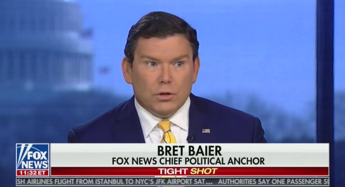 Little worm Bret Baier denies his involvement in getting Judge jeanine suspended