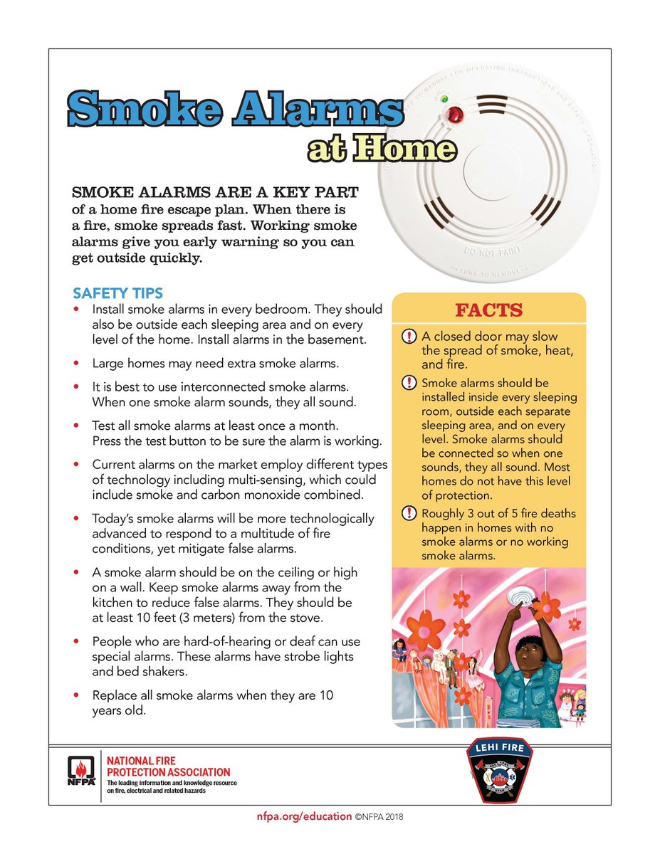 Happy Daylight Saving Day! Well, daylight savings may not be a holiday, but it is a good time to change your batteries in your smoke detector. Check out this fact sheet about smoke detectors, it could save your life.