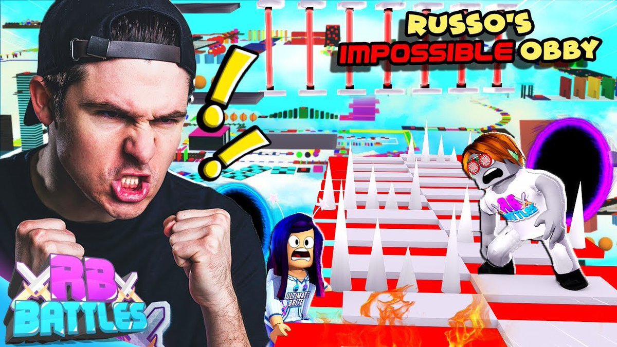 Roblox Battles On Twitter Defeat Russo S Impossible Obby To Win Robux Lol U Cant Its Rly Hard Https T Co Qrnbj8rmqj - roblox obby in real life get your robux