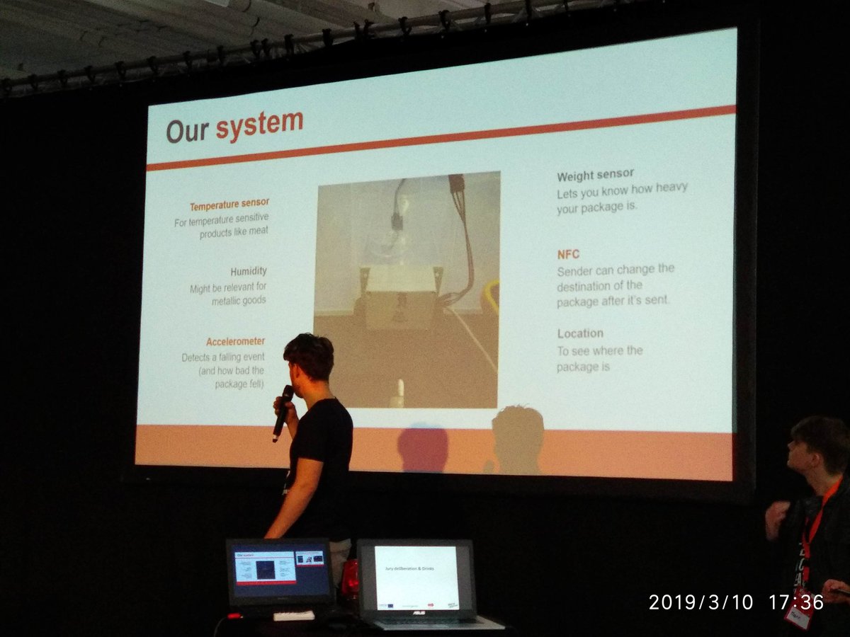 RenskeAtWork's tweet photo. @surflogh #challenge at @LikeNSRproject #hackathon #HACKIoT #smartlogistics https://t.co/kmBnoj9av4