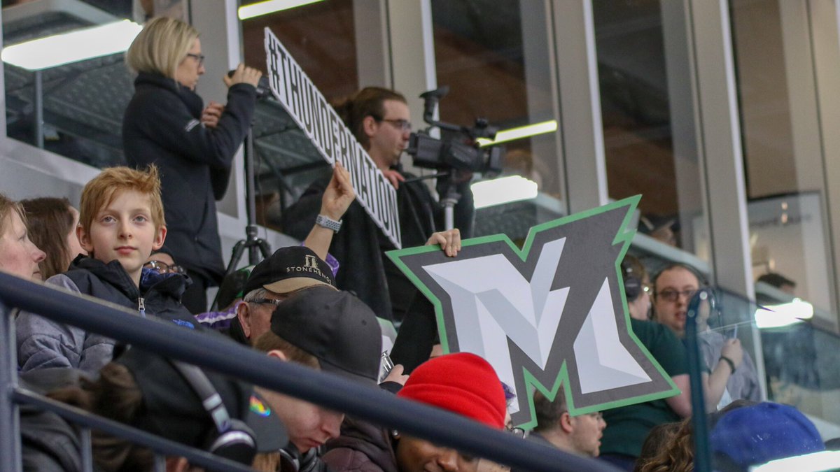 ThunderCWHL's tweet photo. Hey #ThunderNation - Game Three will be streamed on #CWHLLive! Tune in at https://t.co/7aqP7Dbhk9 when the clock strikes 1:30pm! https://t.co/MY7lkCFFnB