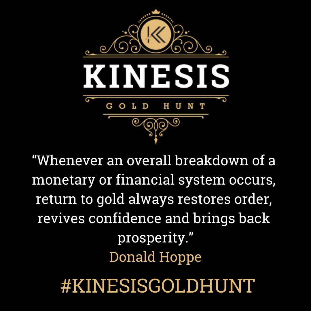 Take part in the #KinesisGoldHunt competition today and enter the running to win $10,000 worth of precious metals. Answer all 5 questions correctly and you will be entered into the draw to win!

✨ kinesisgoldhunt.com ✨

 #blockchain #cryptoexchange #cryptotrading #fintech