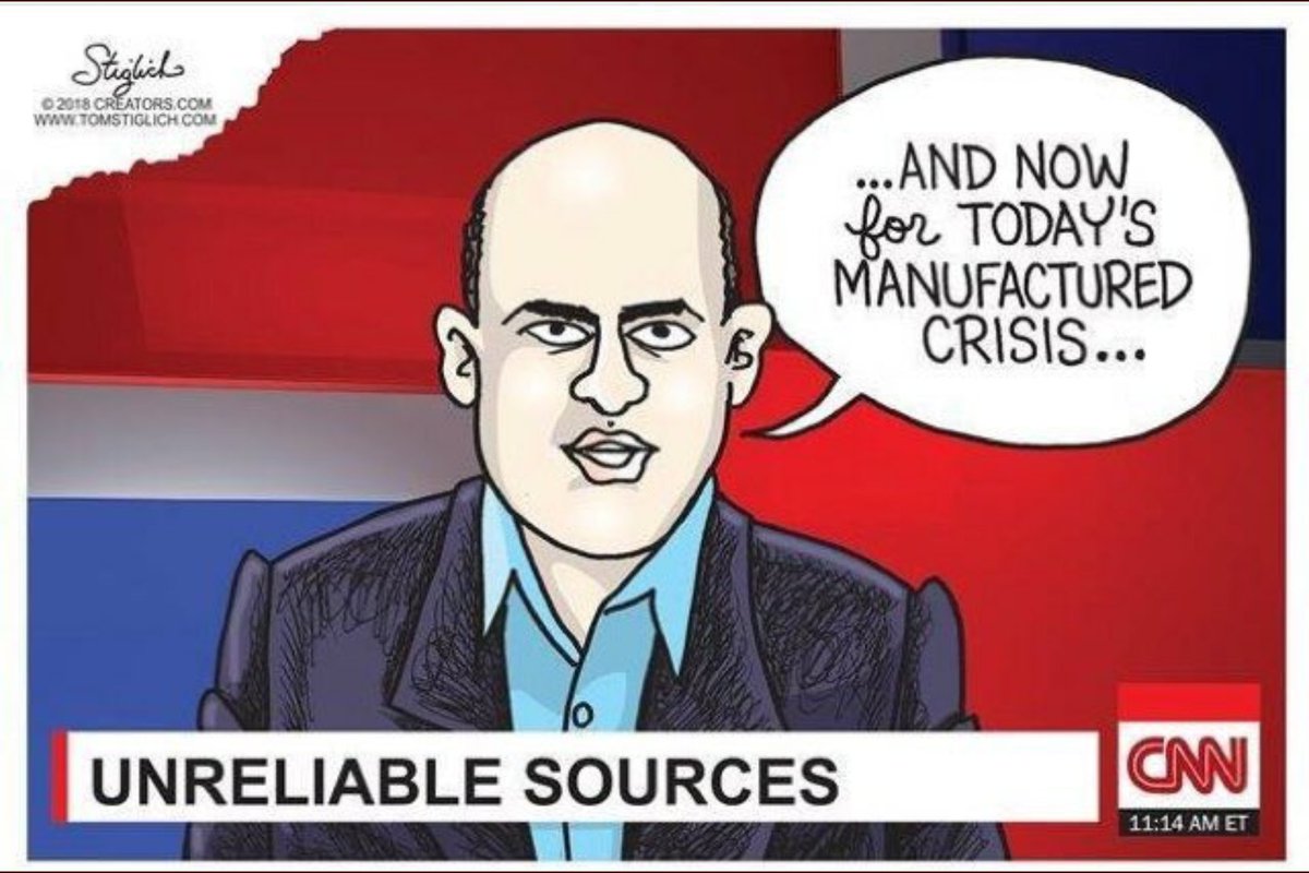 Image result for reliable sources with brian stelter cartoon