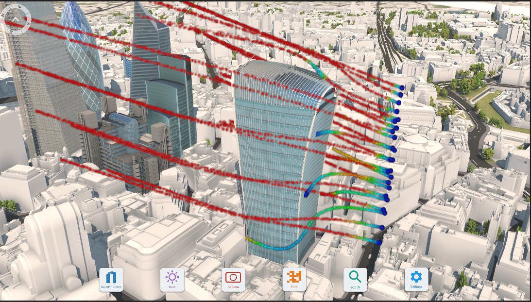 Perfect day for wind data visualisation!