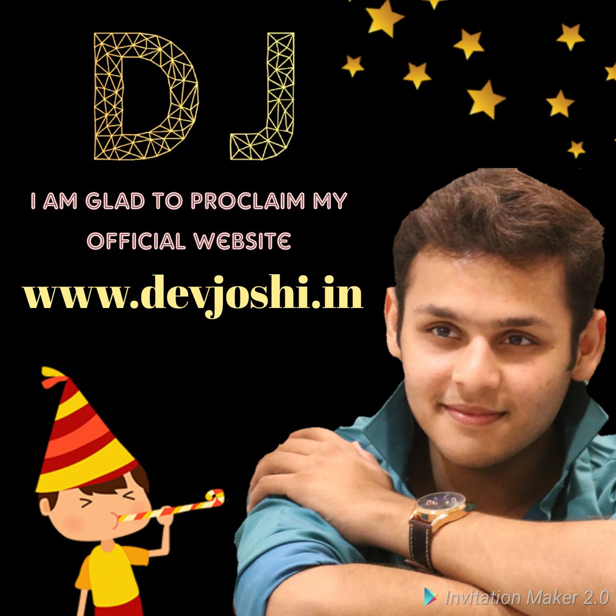 Dev Joshi (@devjoshi10) on Twitter photo Hello Friends!!❤
Here comes a small gift for all of you from D3 parivar!!😇
My official website DEVJOSHI.IN for my each & every follower & supporter !!🤩
Go & checkout now!!✌️
#devjoshiofficialwebsite 
#devjoshi #😎✌️ Hello Friends!!❤
Here comes a small gift for all of you from D3 parivar!!😇
My official website DEVJOSHI.IN for my each & every follower & supporter !!🤩
Go & checkout now!!✌️
#devjoshiofficialwebsite 
#devjoshi #😎✌️