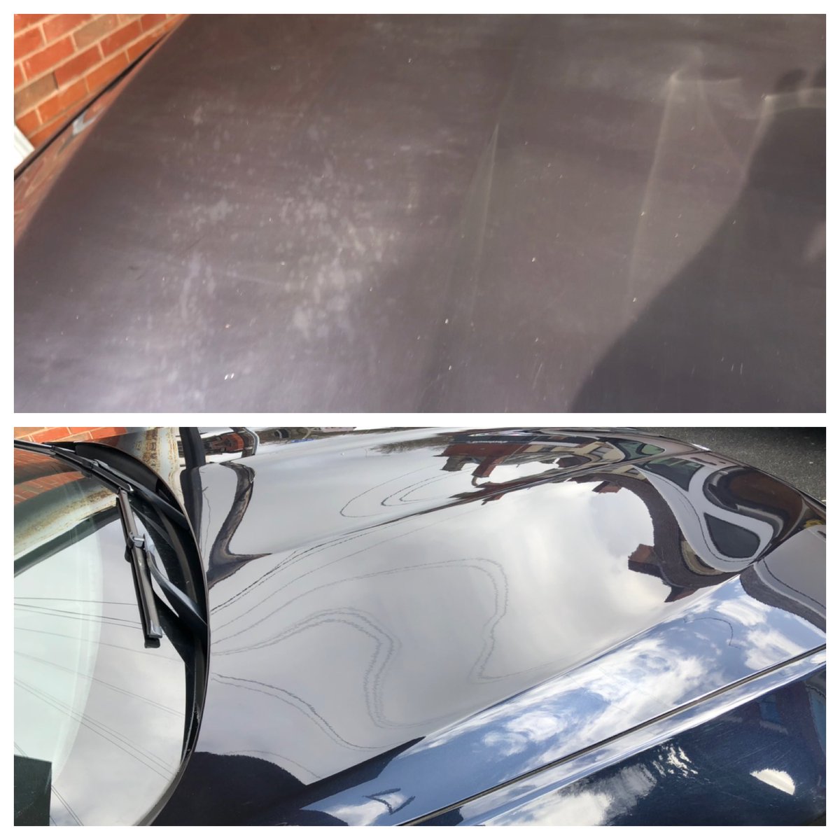 revivecarvalets's tweet photo. Full Exterior detail to remove heavy scratching, fading and overall neglect, BMW 3 series bonnet before &amp; after - info &amp; bookings 07827 533 906 https://t.co/dTNrJlcnjQ