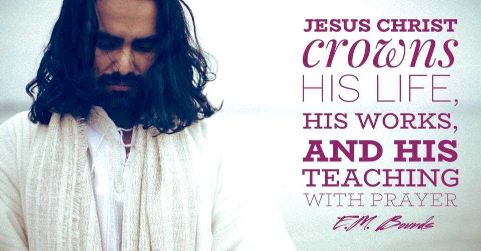dailybounds's tweet photo. Jesus Christ crowns His life, 
His works, and His teaching 
with prayer. https://t.co/4jXX1bP9m0