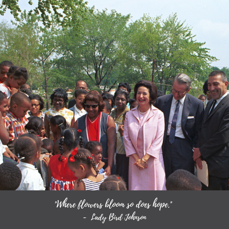 "Where flowers bloom so does hope." Lady Bird Johnson #inspirationalquotes #eldercare