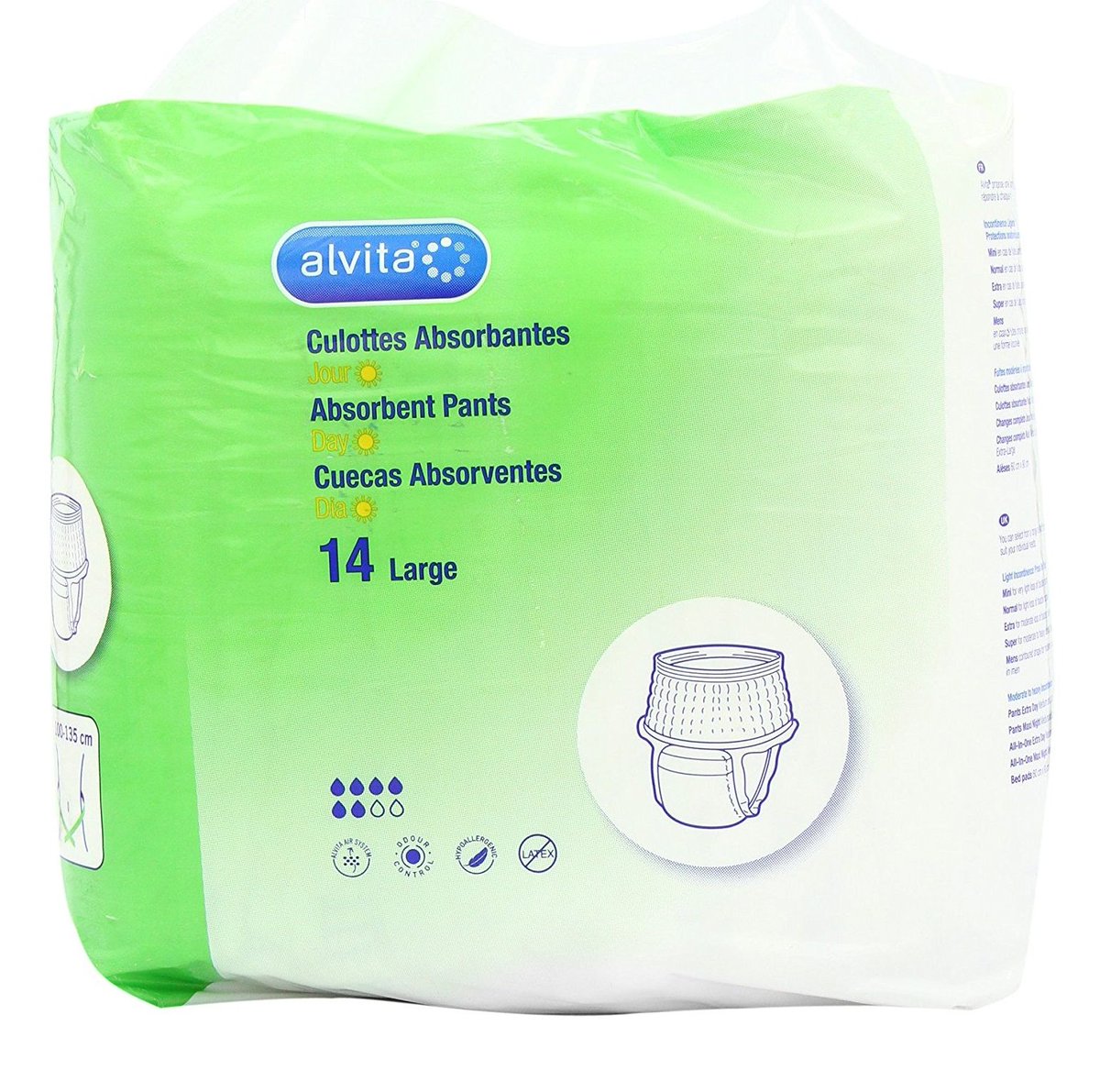 directcare_ltd's tweet image. Alvita Incontinence Absorbent Pants Large Day 14 

#DirectPharmacy #Alvita 

RRP : £ 12.45

Selling price : £ 8.99

Get 899 Rewards Point to buy this product.

Shopping with us- buff.ly/2OtFLfv