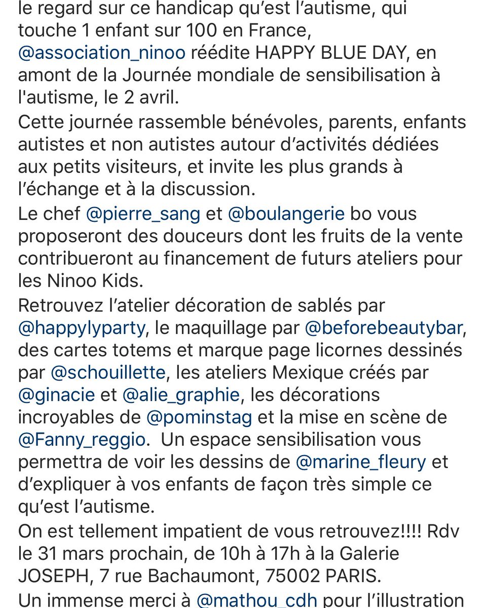 #happyblueday by <a href="/Ninoo_Asso/">Association Ninoo</a> c’est à la Galerie Joseph le 31 mars 2019 #autisme