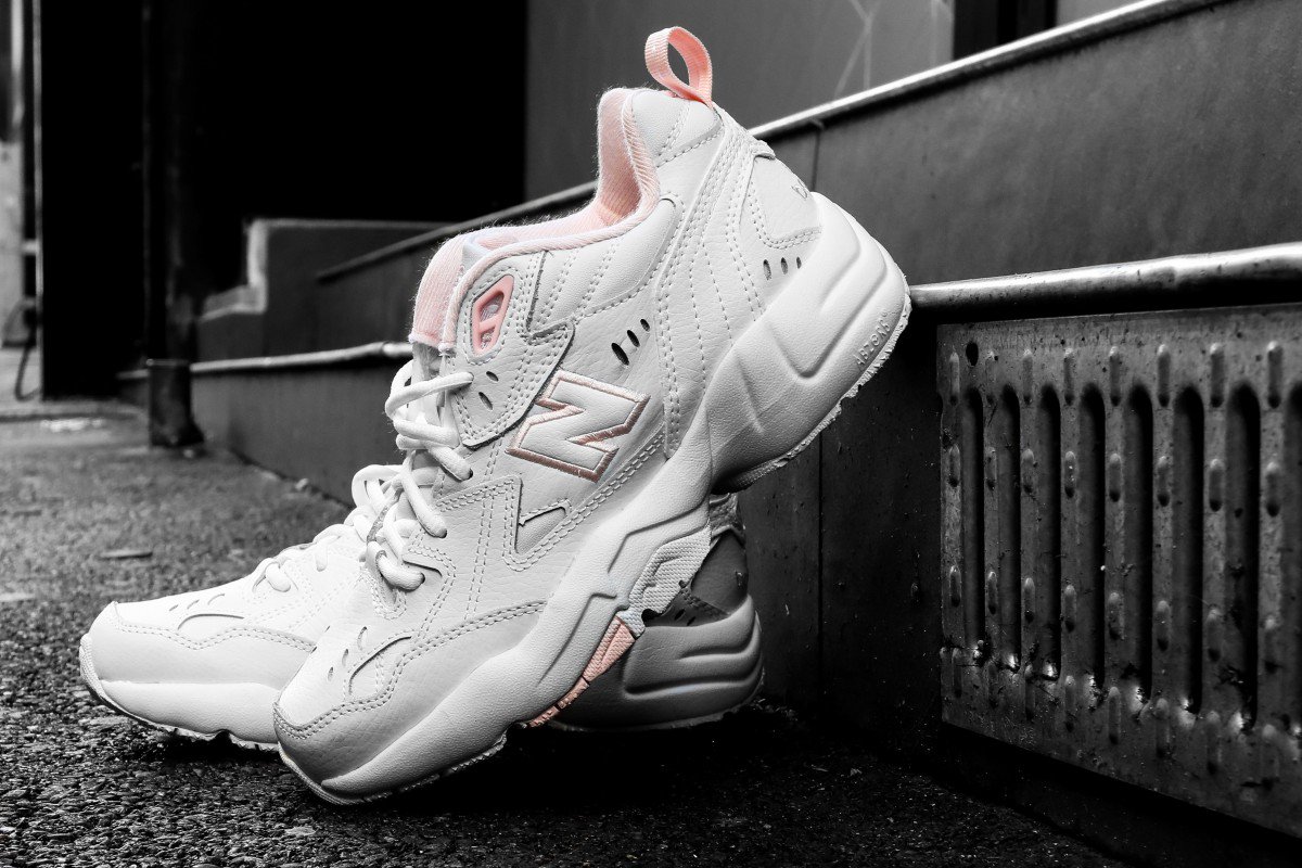 new balance 608 white and pink
