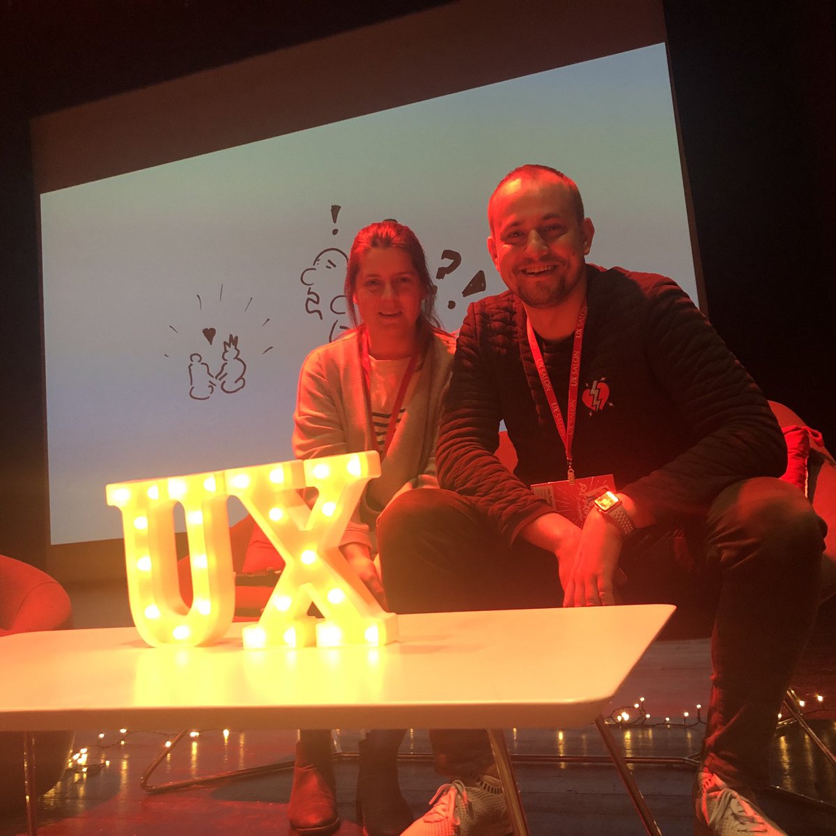 Quite comfy 😏 #uxsalon2019