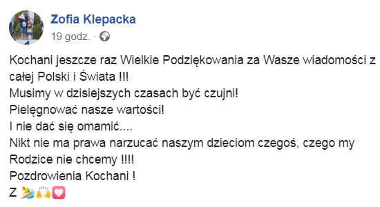 TomOrlowski's tweet photo. #MuremZaZofią https://t.co/hL4fPZmSdM