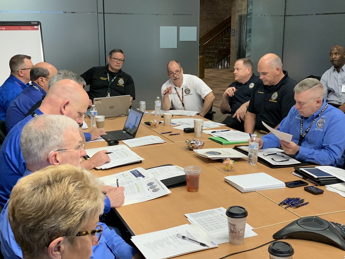 FBINAAQuantico's tweet photo. The FBINAA Executive Board Meeting kicks off early this morning discussing business updates, initiatives and the future of the FBI National Academy Associates, Inc. https://t.co/cFeClMwujS