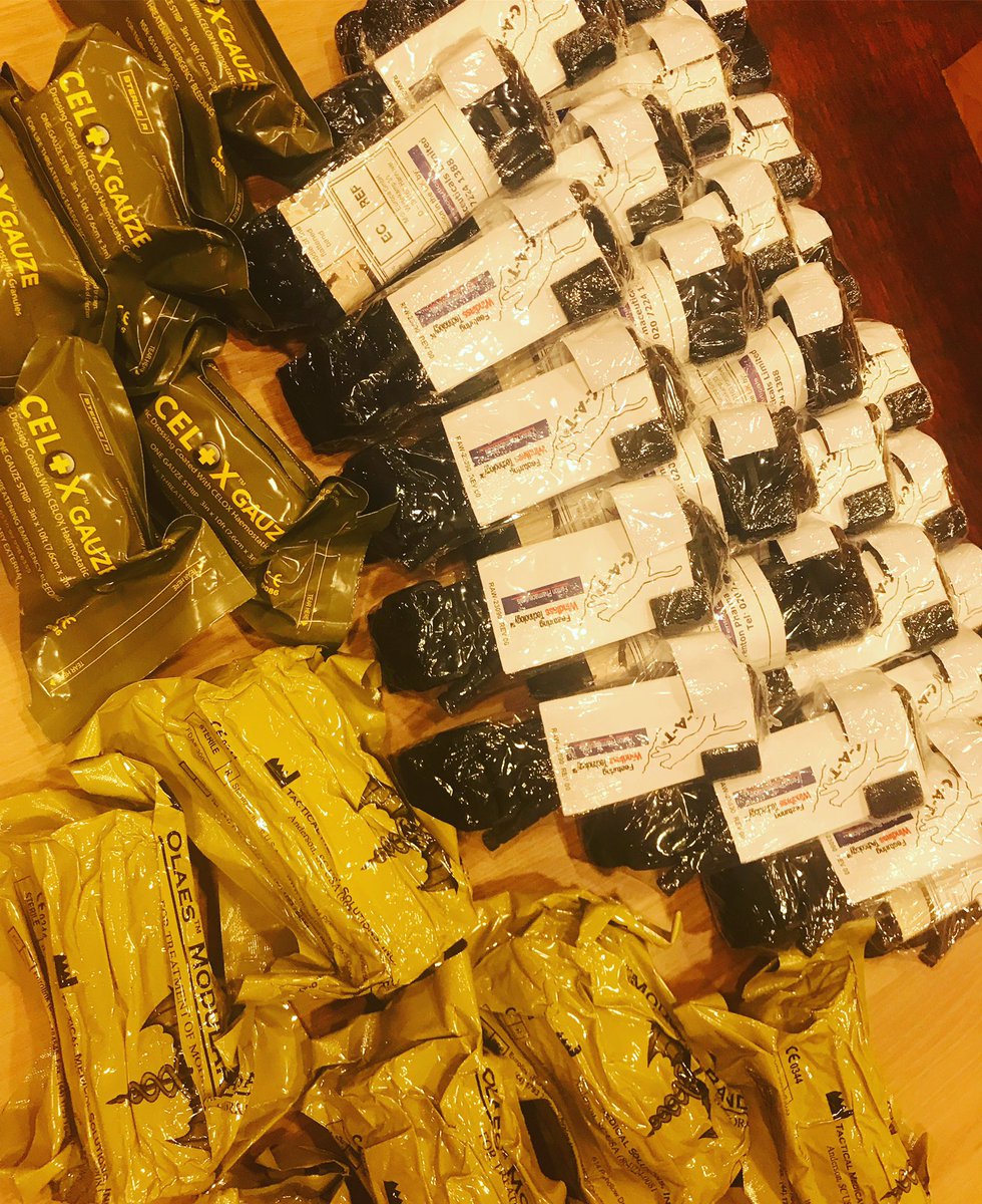 GalahadAssoc's tweet photo. Prepping for start of our TacMed course tomorrow in the Middle East #medic #combatmedic #tacmed #army #LawEnforcement #stopthebleed https://t.co/RxHBTdqIIQ