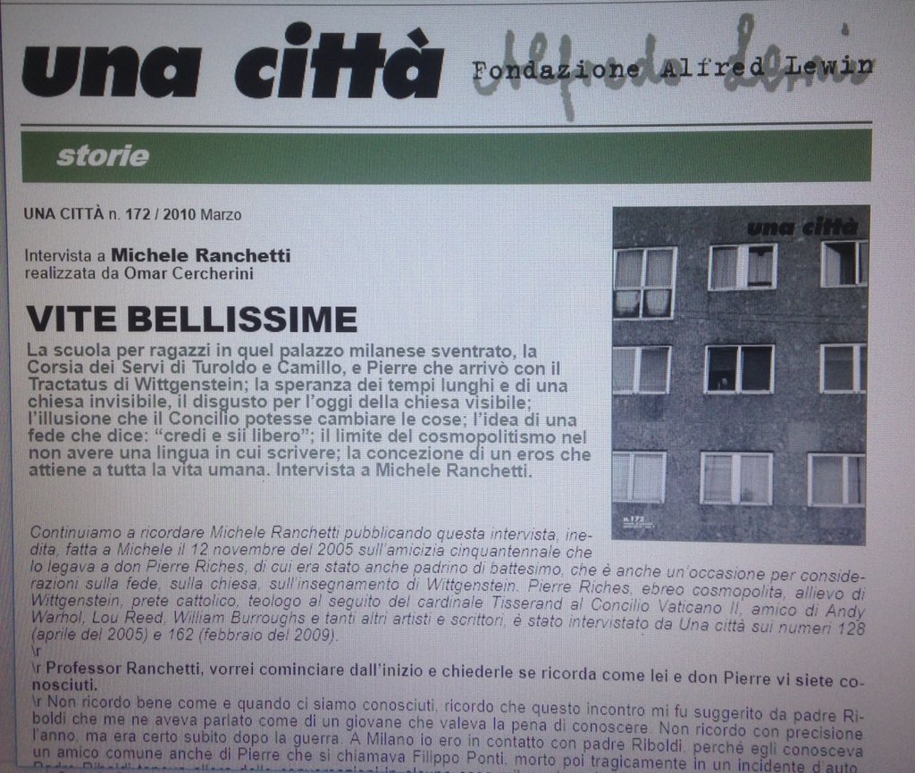 sara_facchini's tweet image. In memoria di Suor Agnese (al secolo D.ssa Franca Magistretti). La sua storia fu parte di un momento importante della Storia italiana. Qui in un ricordo di Michele Ranchetti.