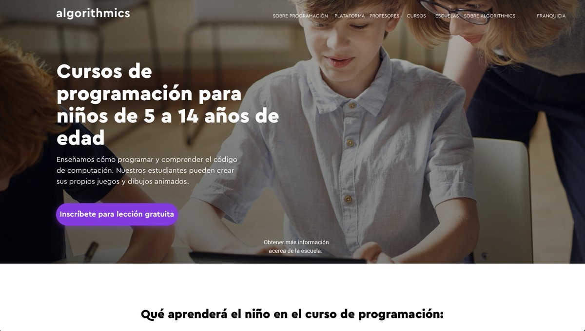 algorithmics_ec's tweet image. El rápido desarrollo de la tecnología y la nueva forma de relacionarse socialmente han impulsado constantes cambios en la educación. ¿Cómo será entonces esta educación del futuro?
¡descúbrelo aquí!
Inscribe a tu pequeño para una lección totalmente gratis.
#programación #educación