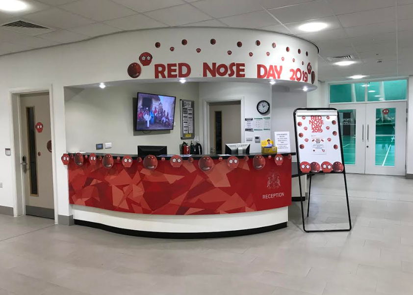 We have been busy today decorating for Red Nose Day !!

If you want to be part of the day drop Laura Seddon an email on seddonl@hope.ac.uk 🤩

<a href="/LiverpoolHopeUK/">Liverpool Hope University</a> <a href="/comicrelief/">Comic Relief</a>