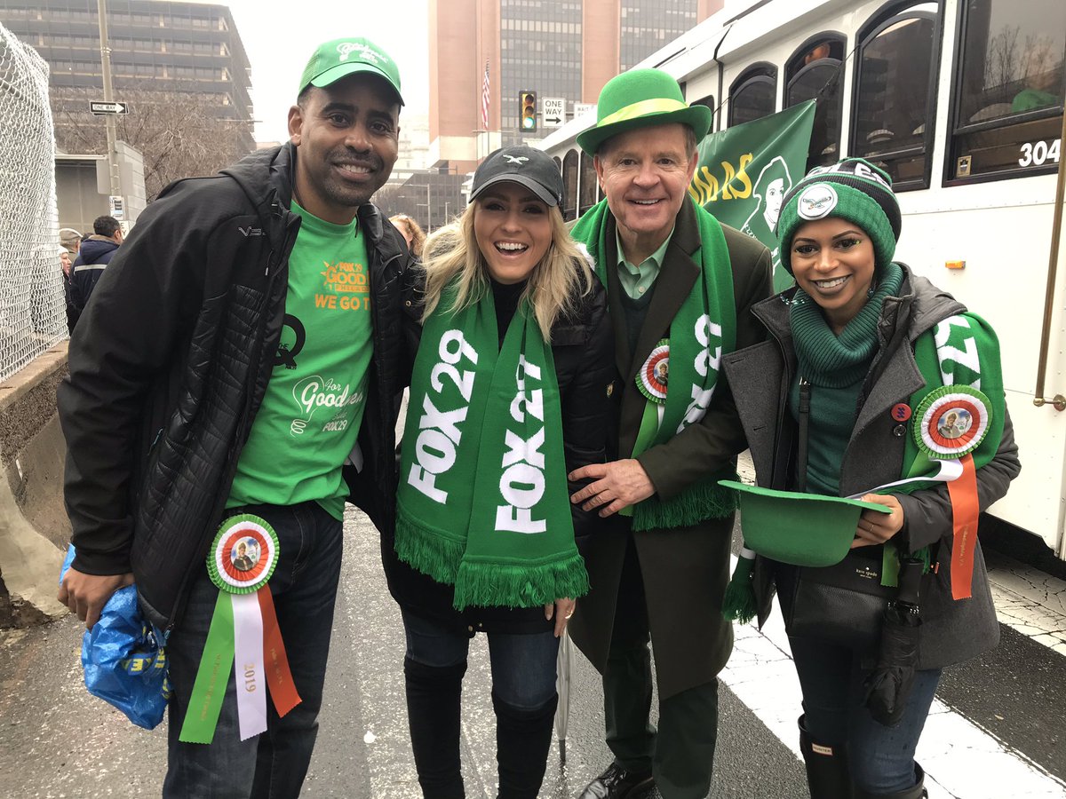 BillAFox29's tweet photo. Always a great time walking the @fox29philly #fox29irish #stpatricksday #parade #wegothere https://t.co/t1UISrlx3R
