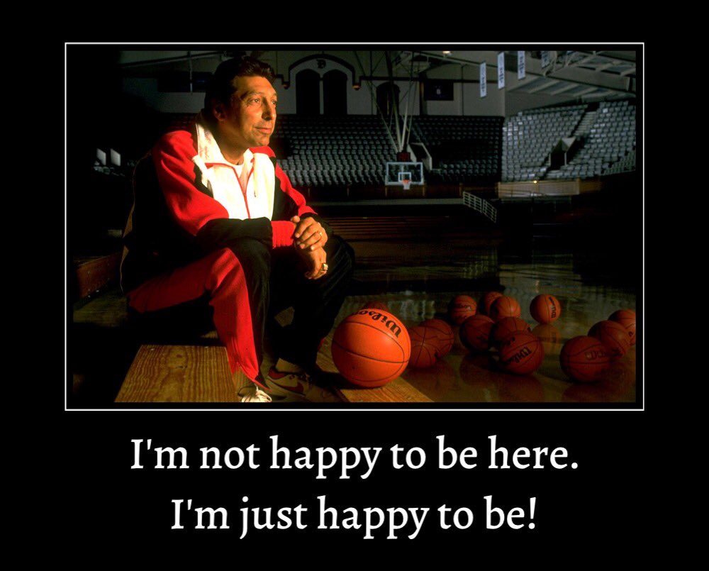 Weavie's tweet image. The Quote of the DaY - March 10, 2019
Jim Valvano
#Happy2B