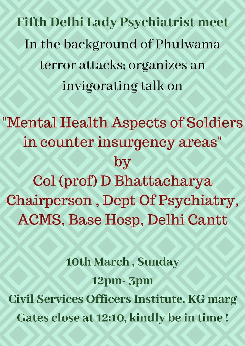 NeenaProf's tweet photo. Today we had meeting of Delhi lady Psychiatrists group at CSOI KG Marg New Delhi https://t.co/qyruqvQSIK