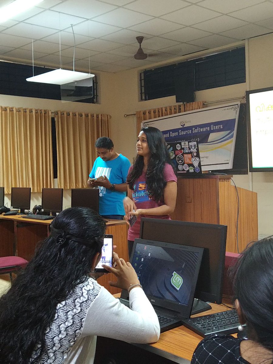 FOSSersVAST's tweet photo. FOSSers along with Wikimedians of Kerala User Group conducted a one day workshop on @Wikipedia and #wikidata.
Along with it, a #LinuxChix community was launched in the campus. @Radhika74160885 is one of the leads !
@linuxchixkl https://t.co/mfVUAnNHvO