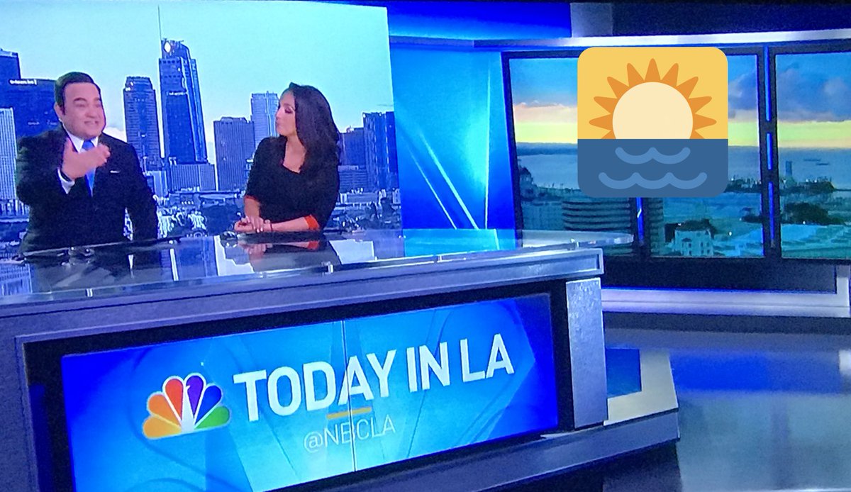 justadude2019's tweet image. #SpringFoward Finally get to see that Sunset 🌅 @MekahloNBCLA you mean Sunrise 🌅 @MichelleNBCLA get those graphics finished @BelenNBCLA ok ready 3-2-1 On Air @NBCLA 🌅🌅🌅🌅🌅😁😁😁