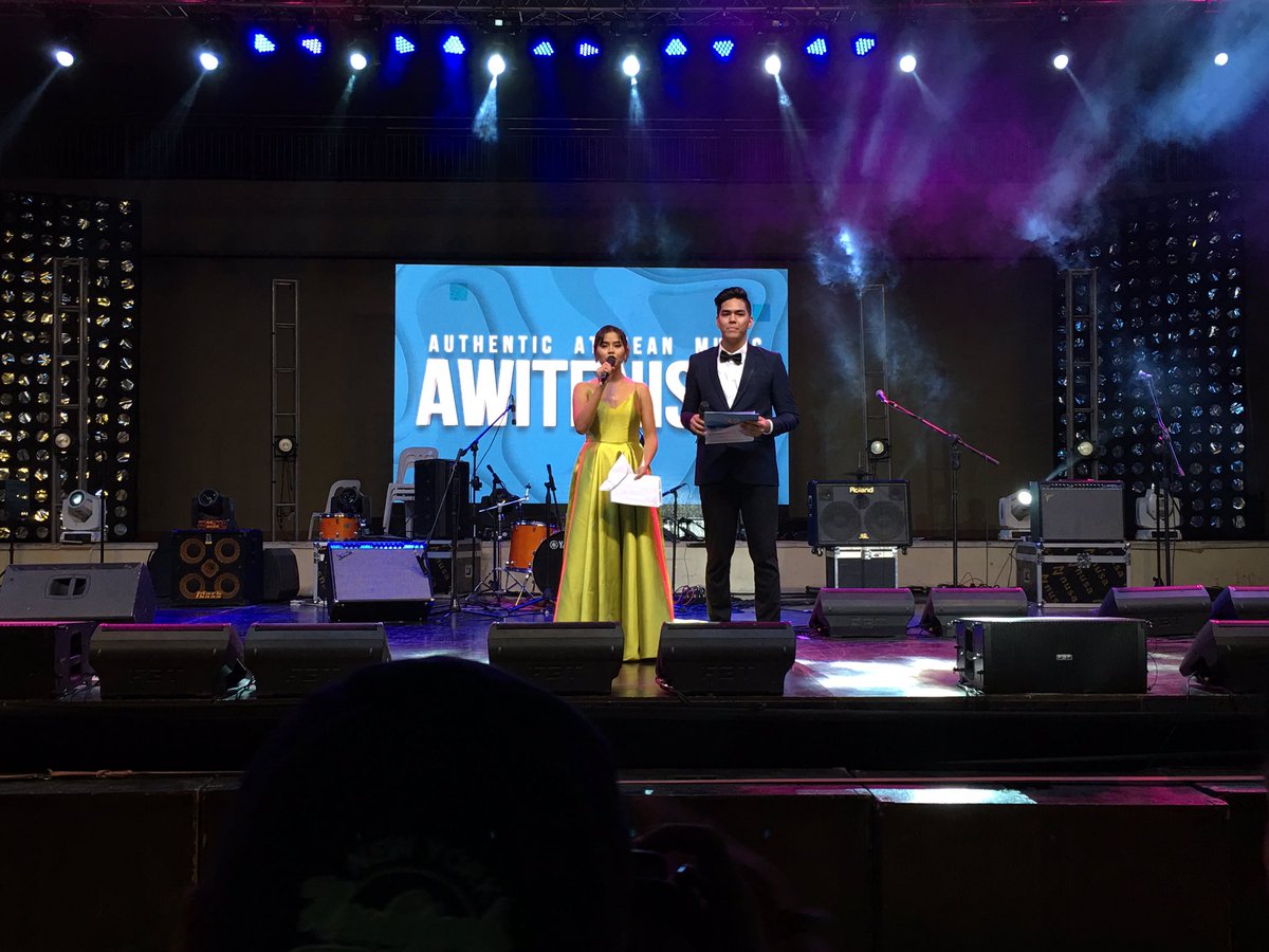 ADDU_ICOMMP's tweet photo. NH | The night went by way too fast ♥️ #Awit32 was a good one 🎉 Congratulations to all the winners and good night! 🌟🎶 https://t.co/LpfOK6exiI