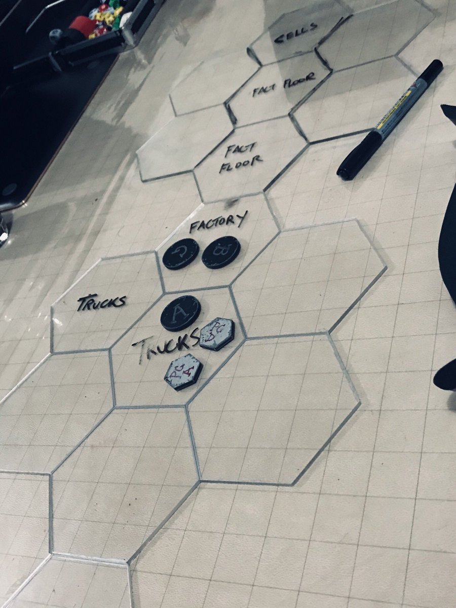 dicepoolpodcast's tweet photo. Sunday night means the first session of GM Huzzโs ANDROID: Shadow of the Beanstalk campaign. Got to use our Zones Rules as we tried to take out an opposing nightclub by ramming the back door of the club with a โborrowedโ hopper. @FFGames #android #ttrpg #shadowofthebeanstalk https://t.co/FnIaChRlRg