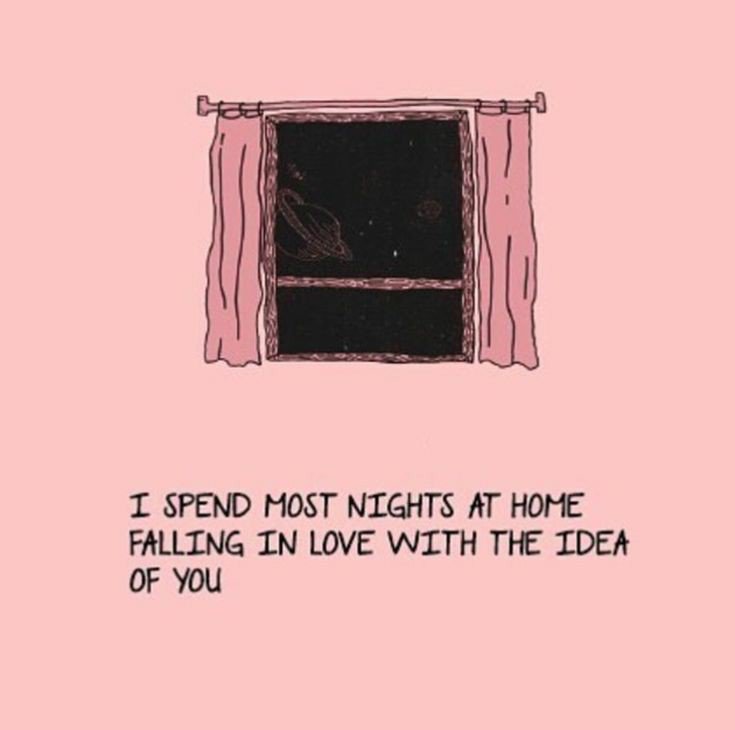 I spend most nights at home falling in love with the idea of you. 💞
#aestheticquotes
