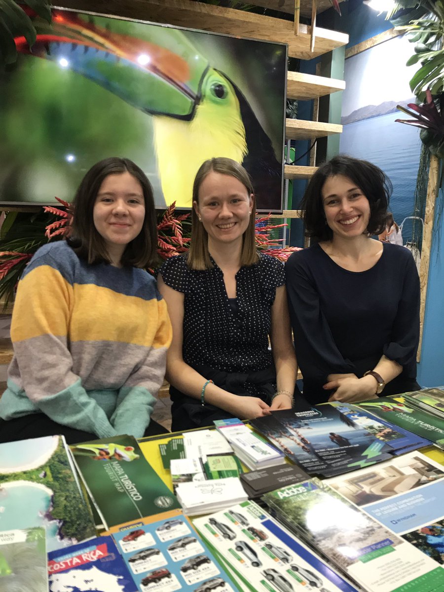 Vielen Dank an unsere Reisespezialistinnen Valentina, Julika, Celeste! Ihr habt einen tollen Job gemacht 💋 #costaricaitb #itb2019 #itbberlin #puravida #costarica