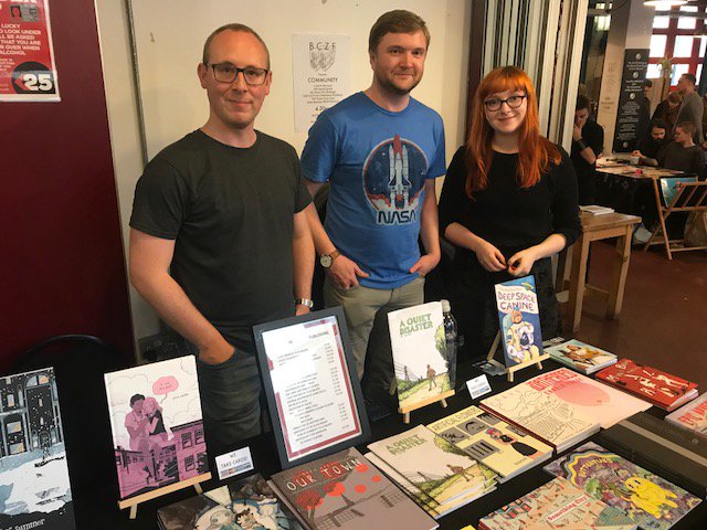 Also this week at Broken Frontier we said goodbye and thank you so much to the awesome Bristol Comic and Zine Fair @zinescomics after 8 years of fantastic events and supportive small press activism: brokenfrontier.com/bristol-comic-… #bczf