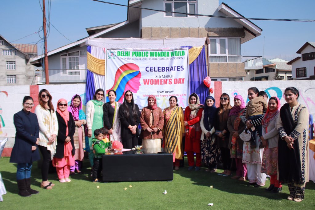 KHALIDMAGRAY3's tweet photo. School celebrates International Women’s Day

Srinagar, March 10: Delhi Public Wonder World, Srinagar celebrated the International Women's Day on Sunday.

The theme for the program to mark this year's International Women’s Day was “Think Equal, Build Smart, Innovate for change.” https://t.co/7TYbvmZg5T