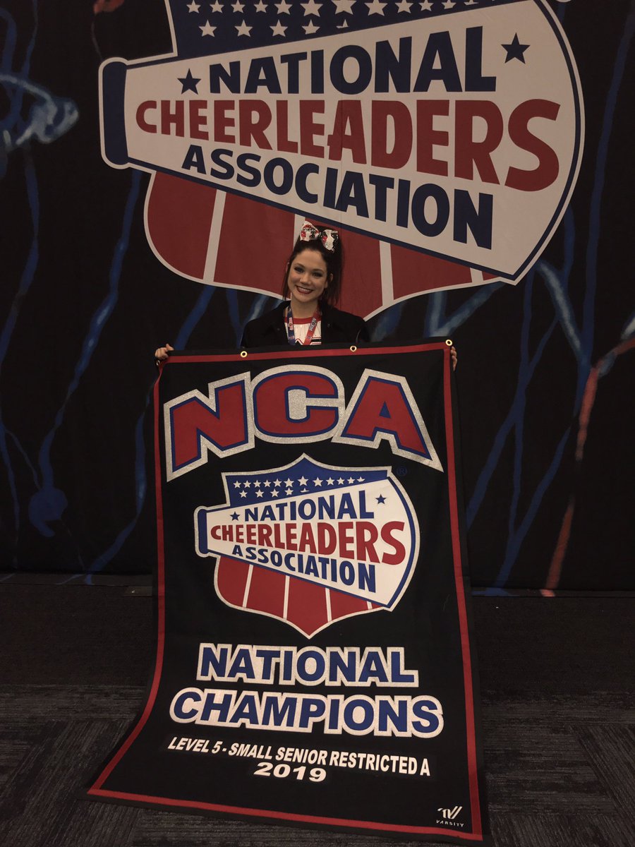 AngieBowers317's tweet photo. Hard to believe this was a week ago!!! Still on the NCA Championship High!!!! I think we might be for a wee bit longer....❤️🖤 #WEarethechampions @WE_LadyGunz @WoodlandsCheer https://t.co/gL9k8JN76J