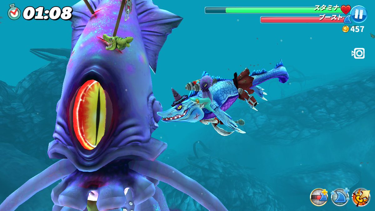 ゼロ クッパ Twitterissa ハングリーシャークワールド 久々にダイオウホウズキイカと戦ったんだが 相変わらず強ぇな T Co Wrk51bbqjx Twitter