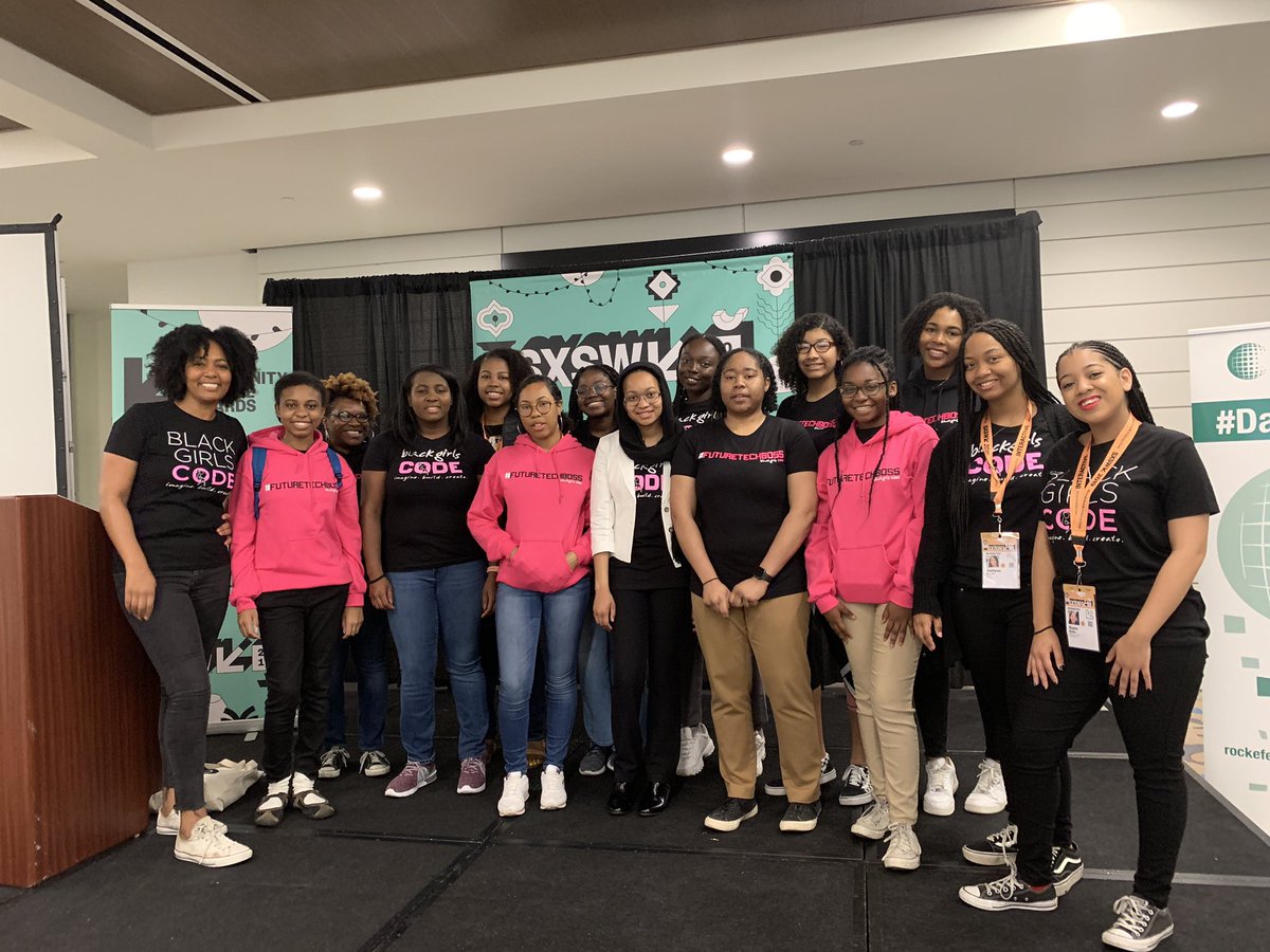 az0re's tweet photo. @BlackGirlsCode is receiving the #SWSW19 Community Service Award so if you're here at #SXSW2019 come stop by! Event starts at 11! https://t.co/BqNirvYDmA