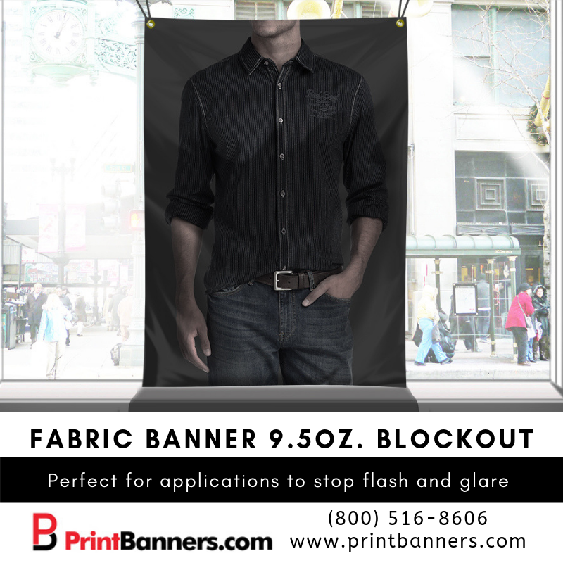 Our #BlockOutFabric is constructed from 2 layers of acrylic coating adhered to the base cloth 65% Polyester and 35% Cotton. 
Place your order online on 
printbanners.com/banners/fabric…
#Banners #FabricBanner #DigitalPrinting #BlockOutFabricbanner
