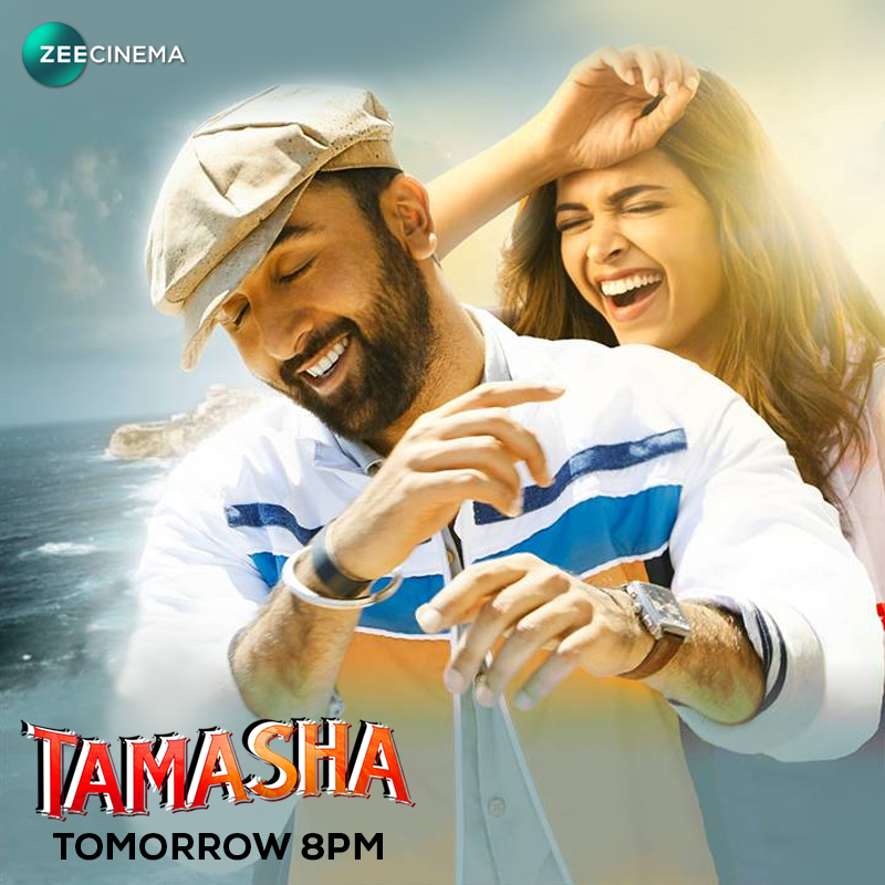 ZeeCinemaME's tweet photo. What happens in Corsica stays in Corsica!
#Tamasha, an exceptional journey of a storyteller, tomorrow at 8 PM only on #ZeeCinemaME

#RanbirKapoor @DeepikaPadukone https://t.co/5UcpQCwpTj