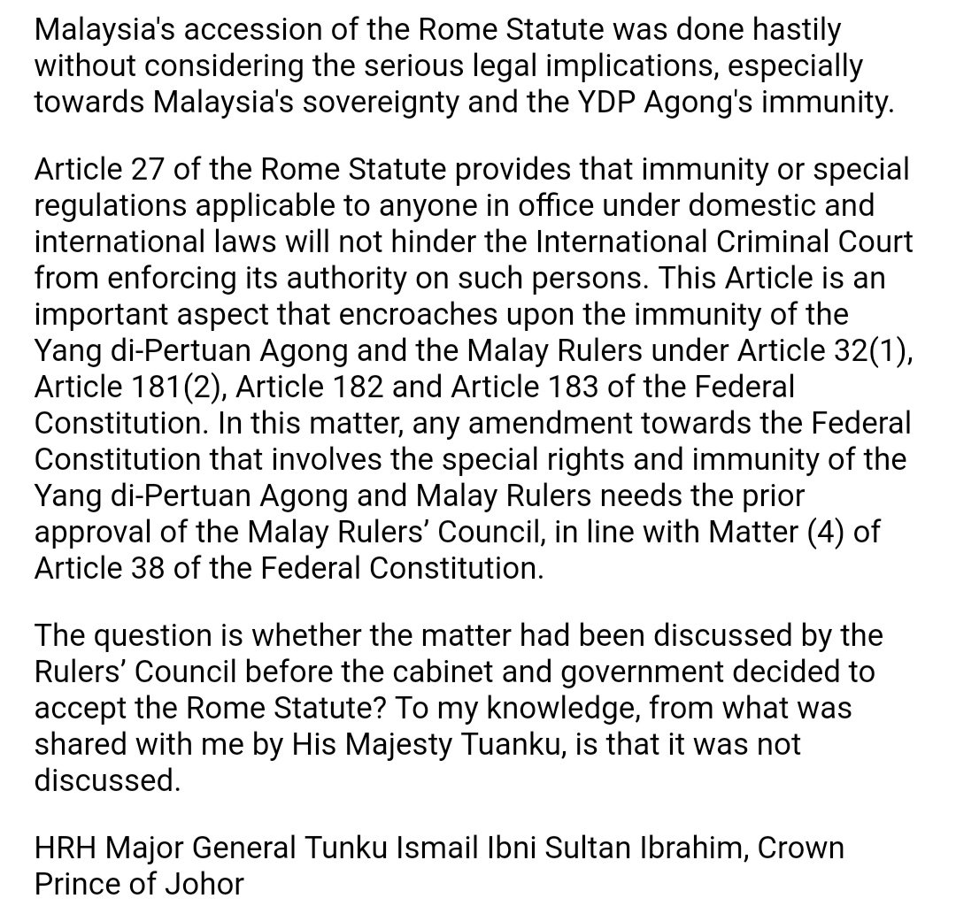 Please read this. Ini berdasarkan fakta untuk mereka yang tidak faham.