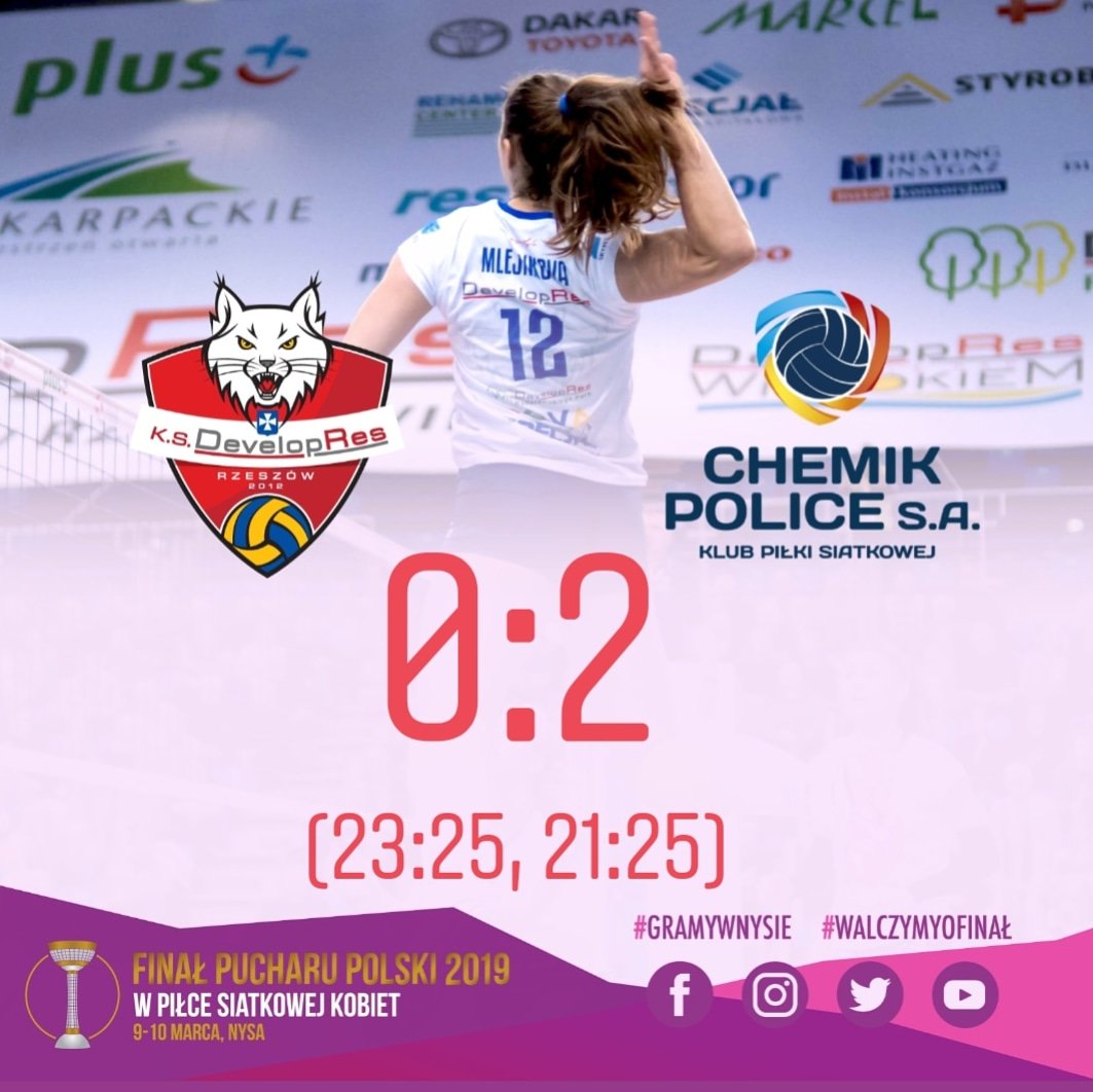 KSDevelopres's tweet photo. #FinalAlert
#DevelopresSkyResRzeszów vs. @kpschemikpolice
0:2 (23:25, 21:25)
Drużyna #GramyWNysie i walczymy do końca 🏐✊ https://t.co/YFPsvBpPno