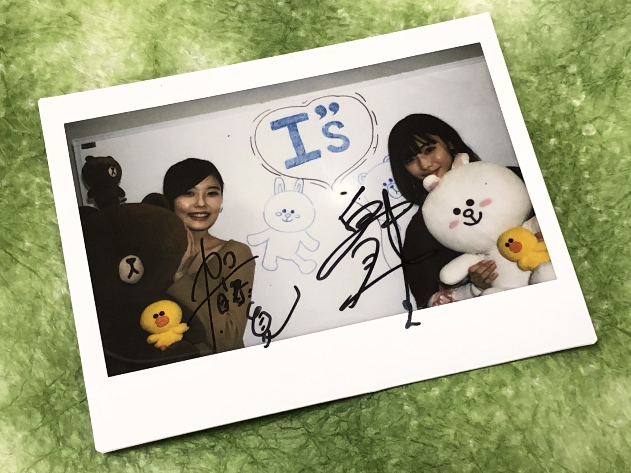 白石聖、加藤小夏 ラインライブ サイン入りチェキ