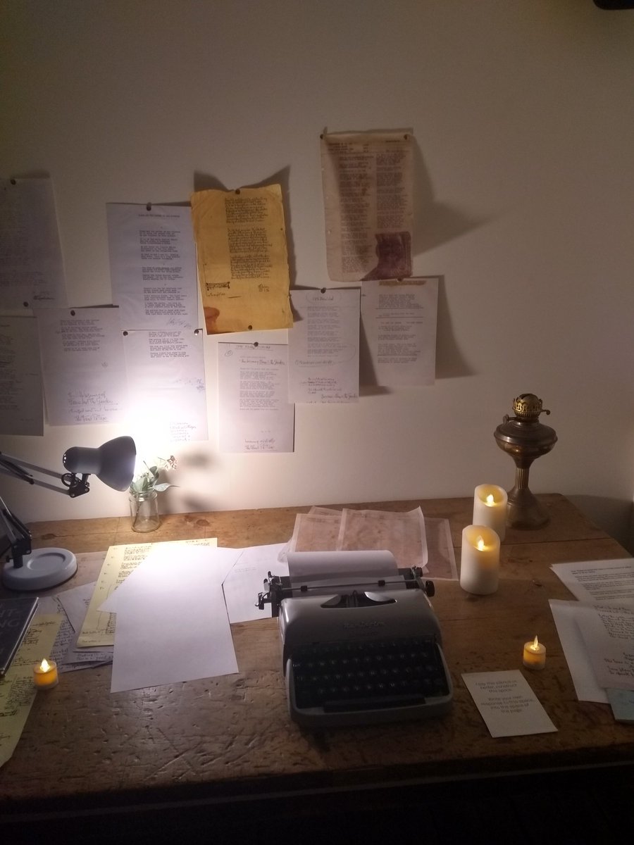 dewhirst_ruth's tweet photo. Inhabiting the space of #WSGraham in the brilliant #ConstructingSpaces installation. Loved the opportunities for creative response! @natpoetrylib @litsouthbank https://t.co/sjRlHRICHx