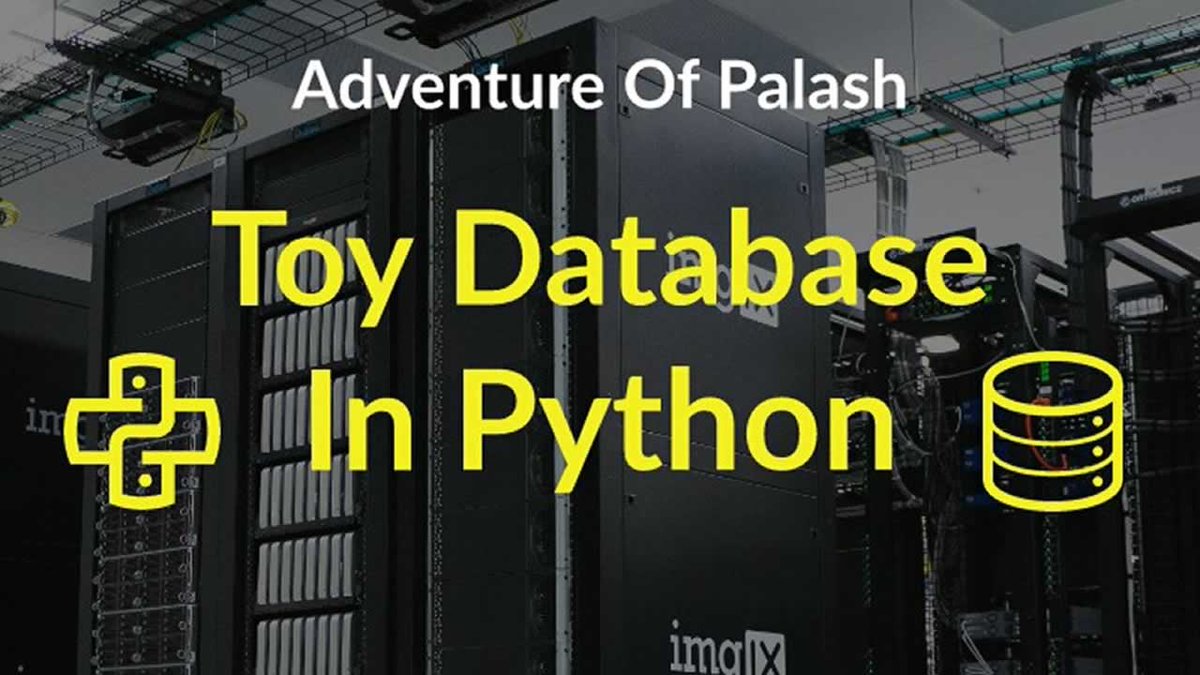 SQL_Junior_'s tweet image. How to write a simple toy database in Python
☞ codequs.com/p/BkziR3-B4?ut…
#mysql #MySQL #SQL
vsuSmCvfsv9