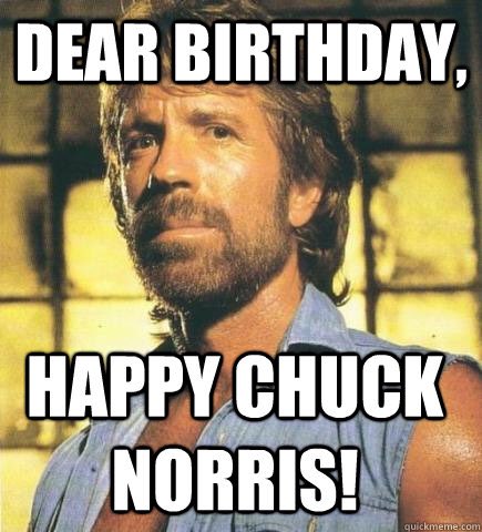 Happy Birthday Chuck Norris 
turns 79 today  