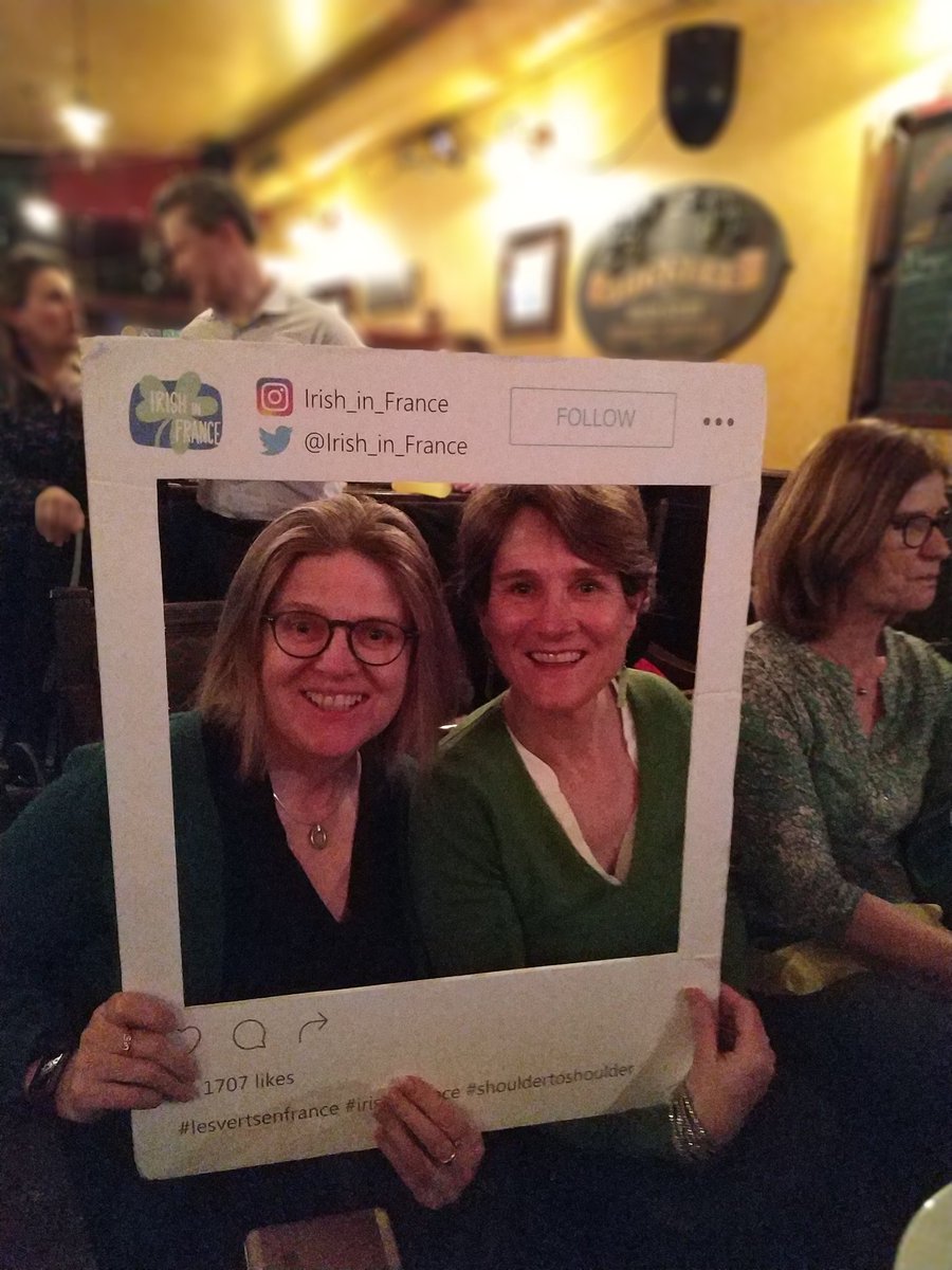 Irish_in_France's tweet photo. Ready to cheer on the Boys in Green #IREvFRA #SixNations2019 #Meetup @Irish_in_France with @NetworkIrlande #Corcorans #Bastille 🇮🇪🇫🇷 https://t.co/iAh7D792Tg